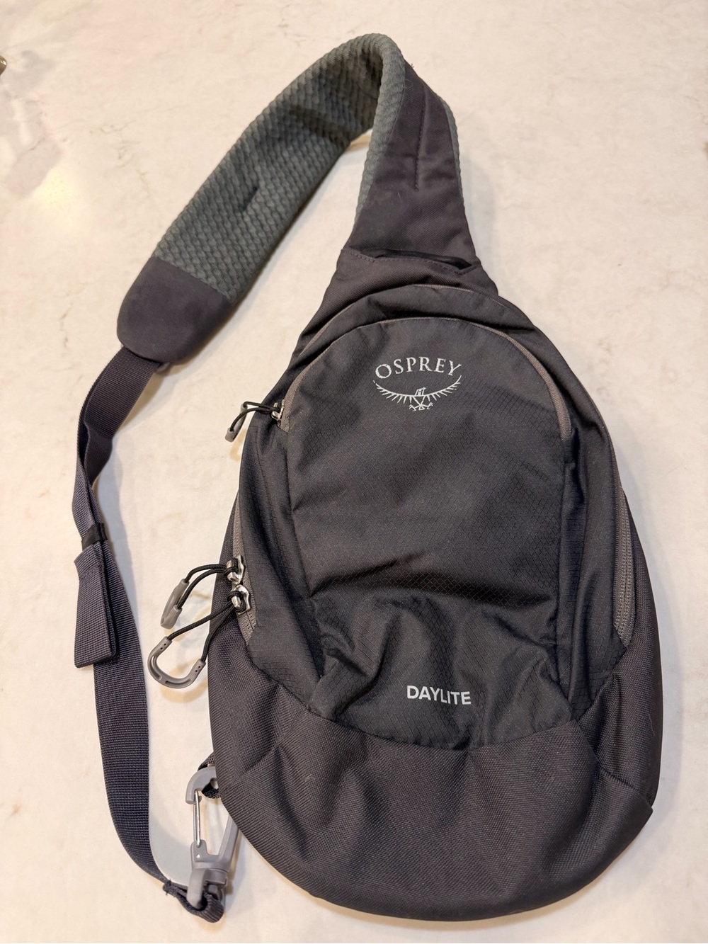 Osprey Daylite Sling Crossbody Backpack Black Gray